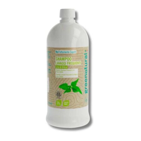 Shampoo Lavaggi Frequenti Lino e Ortica 1 lt Greenatural