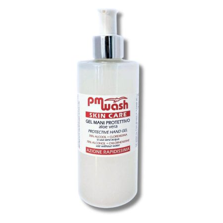 Gel Protezione Igiene Mani 70 % Con Dosatore | 250 ml | PM Wash |