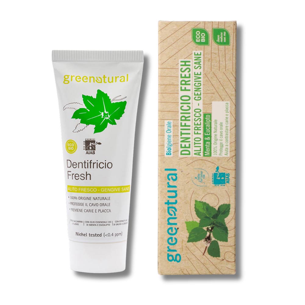 Dentifricio Fresh menta ed eucalipto greenatural