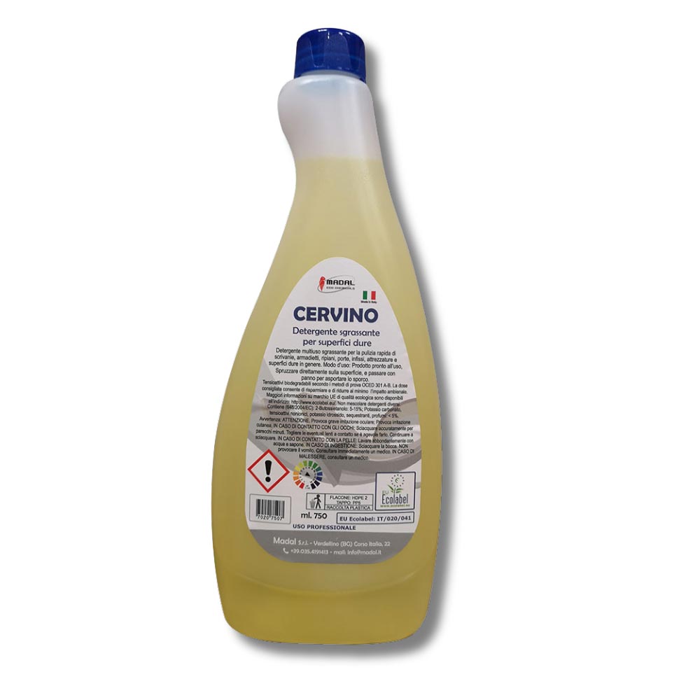 Detergente Sgrassante Cervino Ecolabel 750 ml Madal