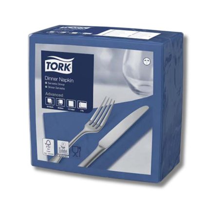 Tovaglioli Dinner Napkin Blu 2 veli 39x39 cm P 1/4 150 pz Tork