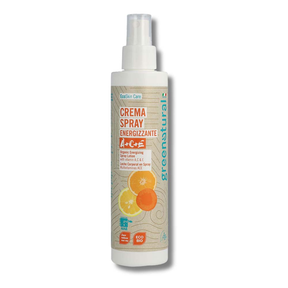 Crema Corpo Spray Energizzante ACE 200 ml Greenatural