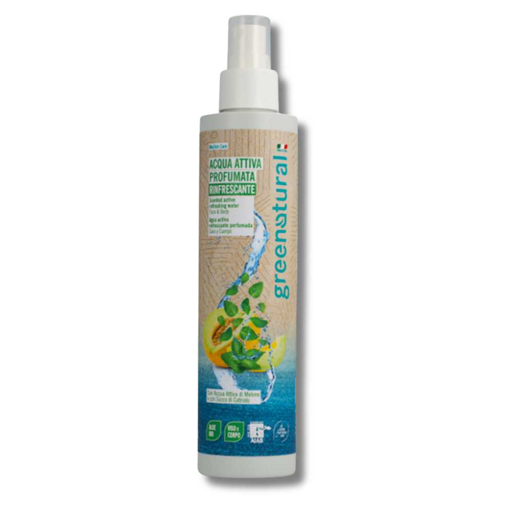 Acqua Attiva Profumata Rinfrescante 200 ml Greenatural