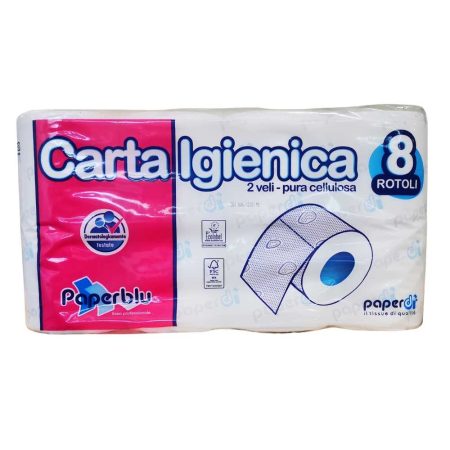 Carta Igienica Pura Cellulosa 2 veli 150 str 8 pz Paperdi, Paolo Muratori of