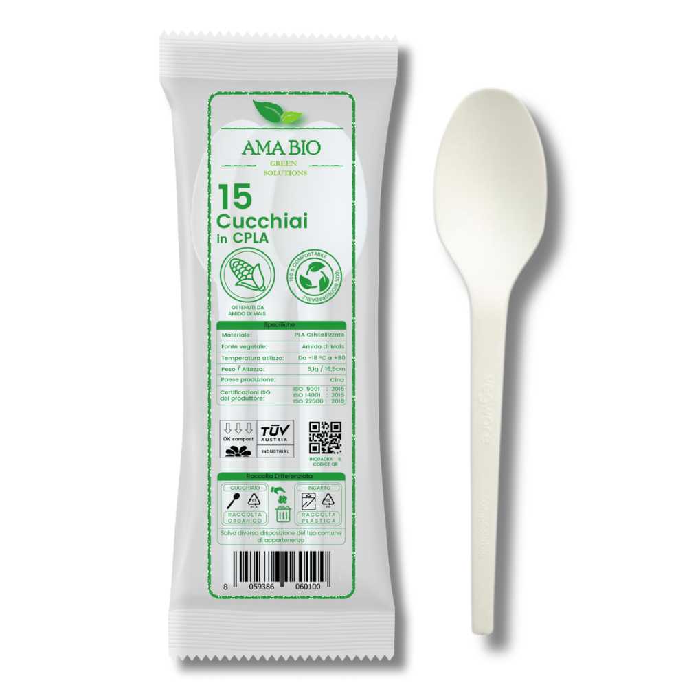 Cucchiaio Cpla 15 pz Ama Bio