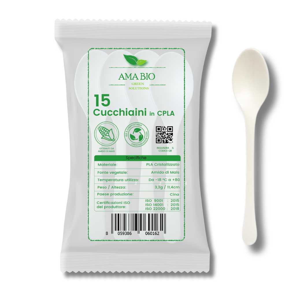 Cucchiaino in Cpla 15 pz Ama Bio