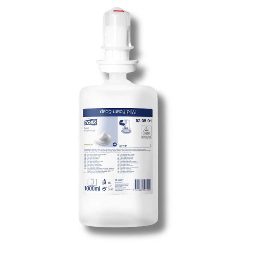 Sapone Mani a Schiuma Delicato S4 2500 erog. 1 lt Tork
