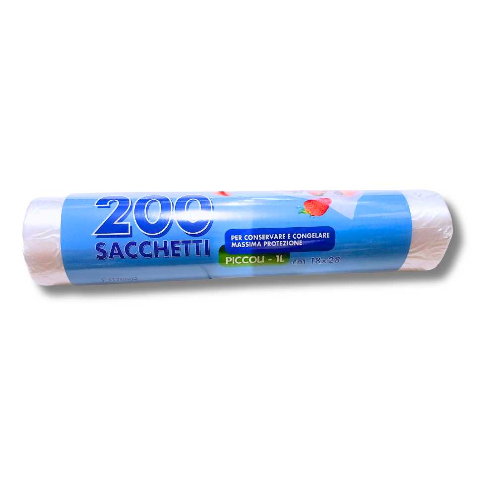 Sacchi Freezer in Rotolo HDPE 18x28 cm 200 pz