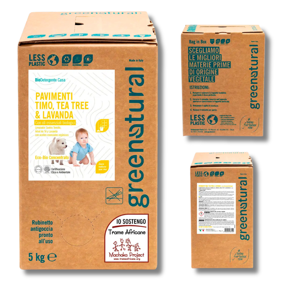 Pavimenti Piccoli Amici EcoDetergente 5 Kg Greenatural